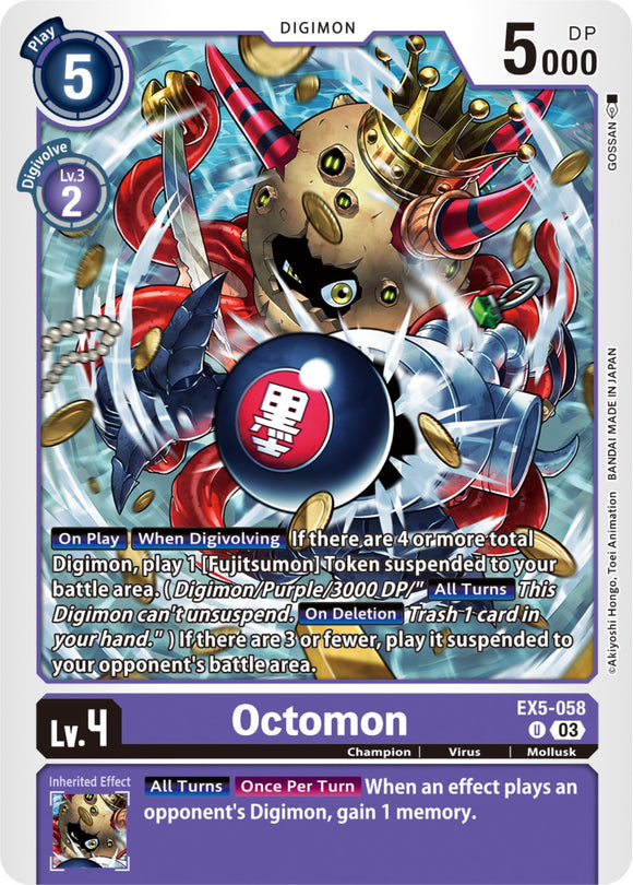 Octomon [EX5-058] [Coliseo de animales] 