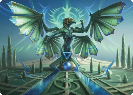 Tarjeta de arte de Tanazir Quandrix [Serie de arte de Strixhaven: Escuela de magos] 