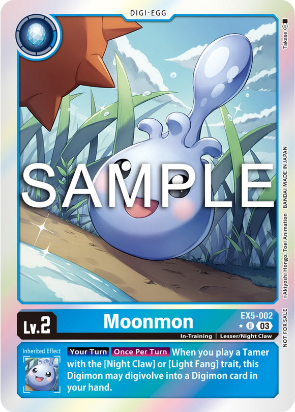 Moonmon [EX5-002] (Paquete promocional de caja Animal Colosseum) [Animal Colosseum] 