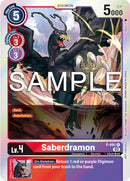 Saberdramon [P-091] - P-091 (3rd Anniversary Update Pack) [Promotional Cards]-1