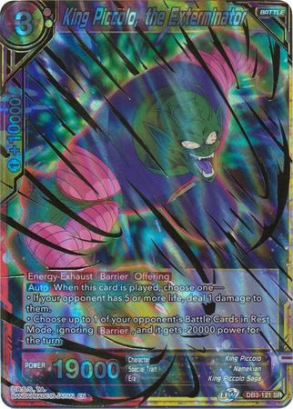 El rey Piccolo, el exterminador (DB3-121) [Fuerza gigante] 