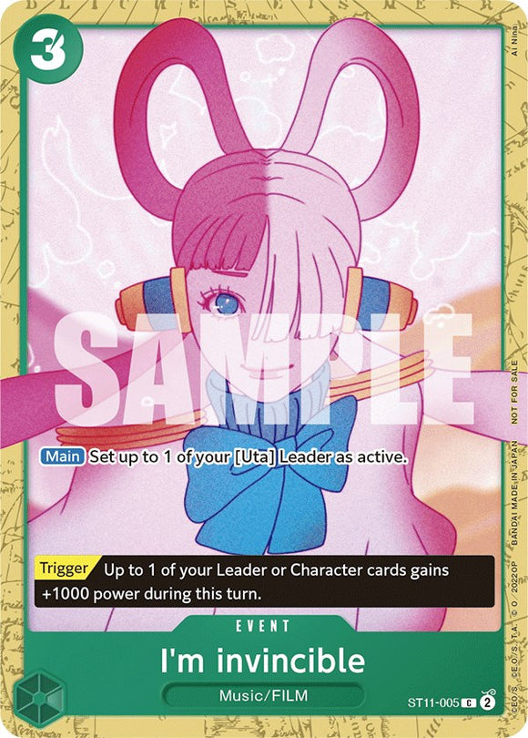 Soy invencible (Starter Deck 11: Uta Deck Battle) [Cartas de promoción de One Piece] 