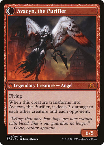 Archangel Avacyn // Avacyn, the Purifier [Shadows over Innistrad] - 0