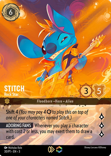 Stitch - Rock Star (Campeonato de la tienda) (30) [Tarjetas promocionales] 