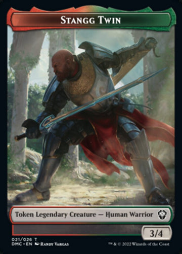 Bird (002) // Stangg Twin Double-Sided Token [Dominaria United Tokens] - 0