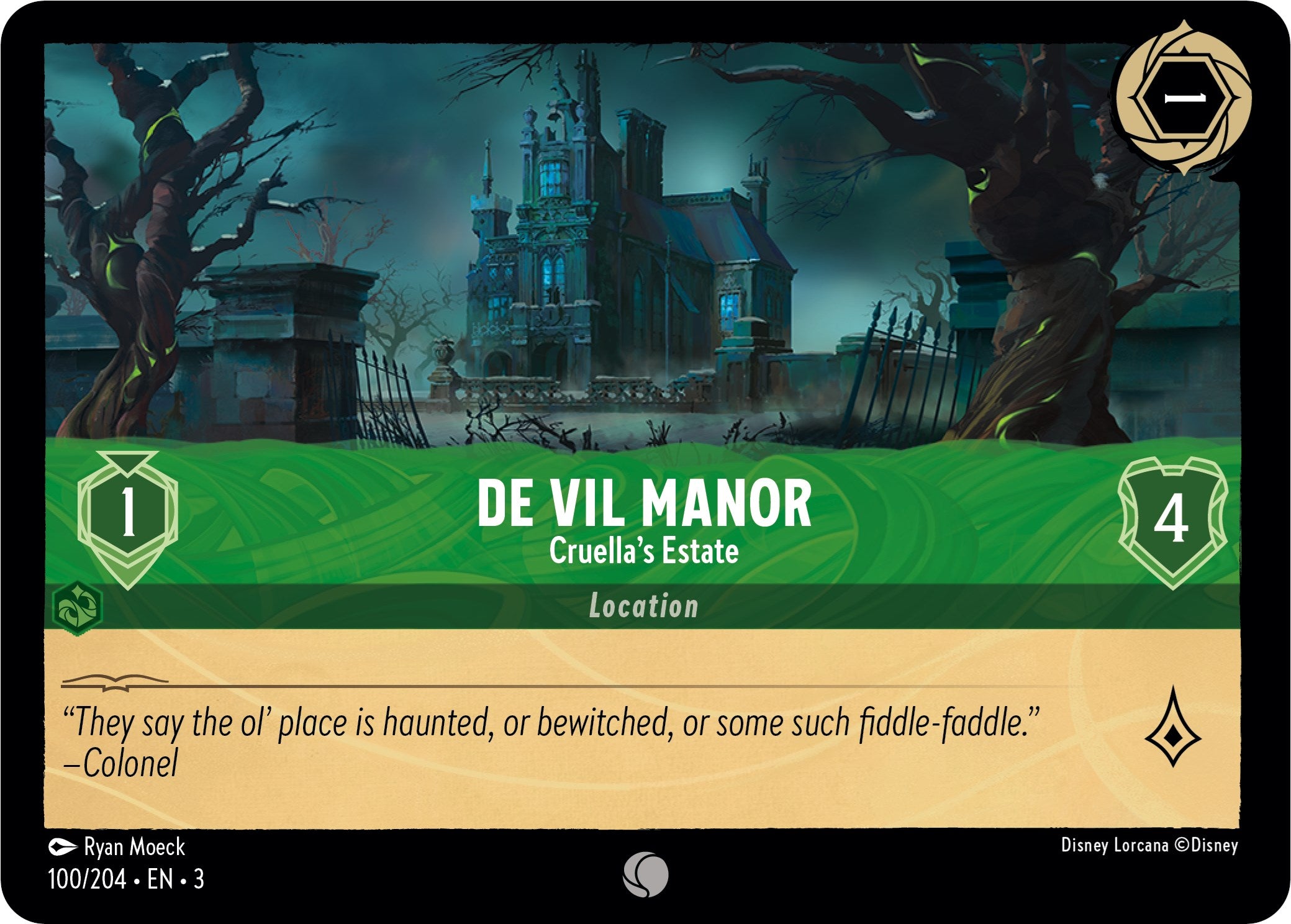 De Vil Manor - Cruella's Estate (100/204) [Into the Inklands]