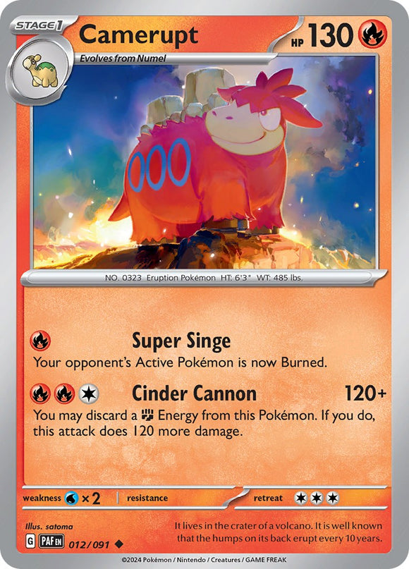 Camerupt (012/091) [Scarlet &amp; Violet: Destinos Paldeanos] 