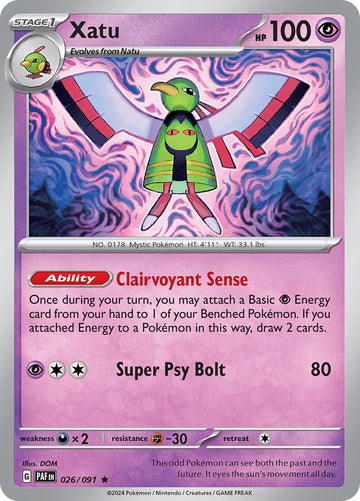 Xatu (026/091) [Scarlet &amp; Violet: Destinos Paldeanos] 