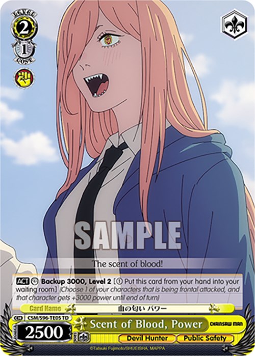 Aroma a sangre, poder (CSM/S96-TE05 TD) [Chainsaw Man] 
