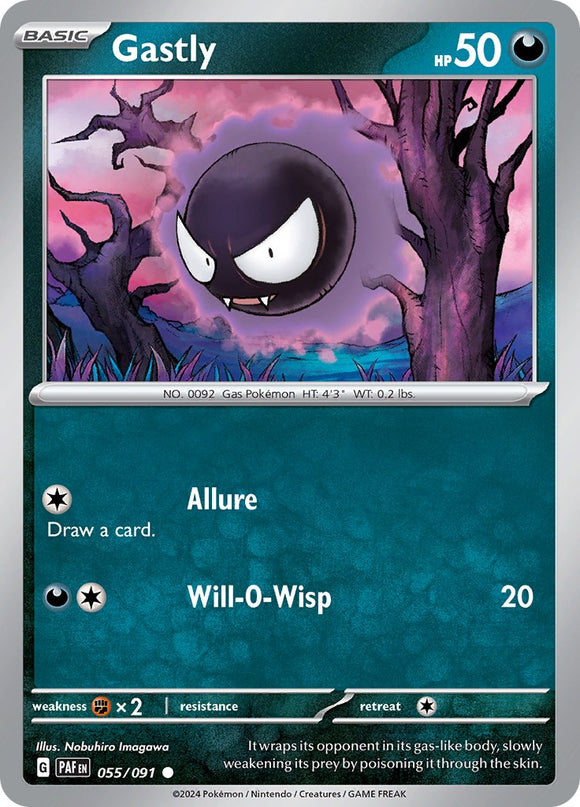 Gastly (055/091) [Scarlet &amp; Violet: Destinos Paldeanos] 