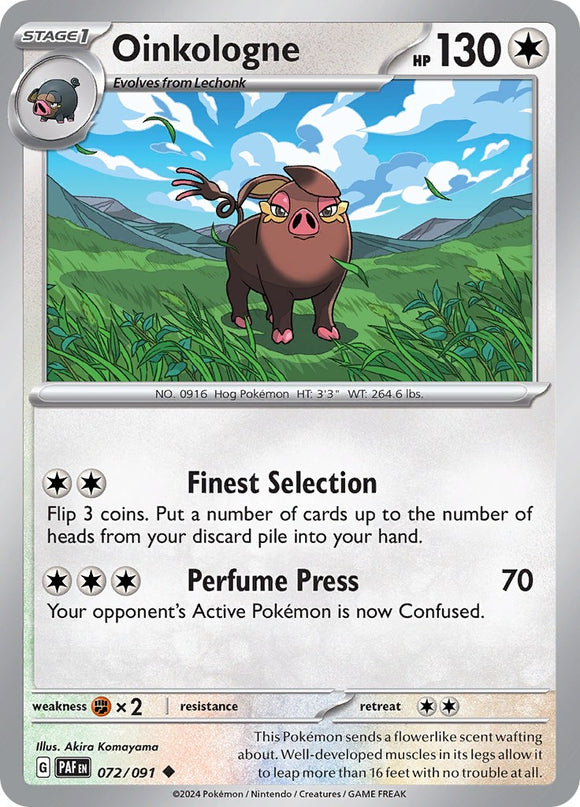 Oinkologne (072/091) [Scarlet &amp; Violet: Paldean Fates] 