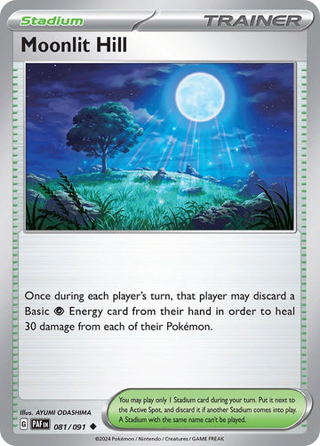 Colina iluminada por la luna (081/091) [Scarlet &amp; Violet: Paldean Fates] 