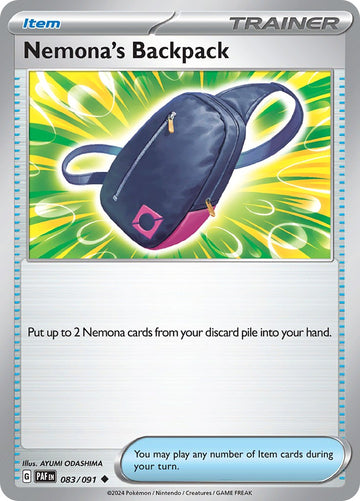 La mochila de Nemona (083/091) [Scarlet &amp; Violet: Paldean Fates] 