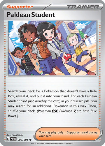 Estudiante Paldeano (086/091) [Scarlet &amp; Violet: Paldean Fates] 