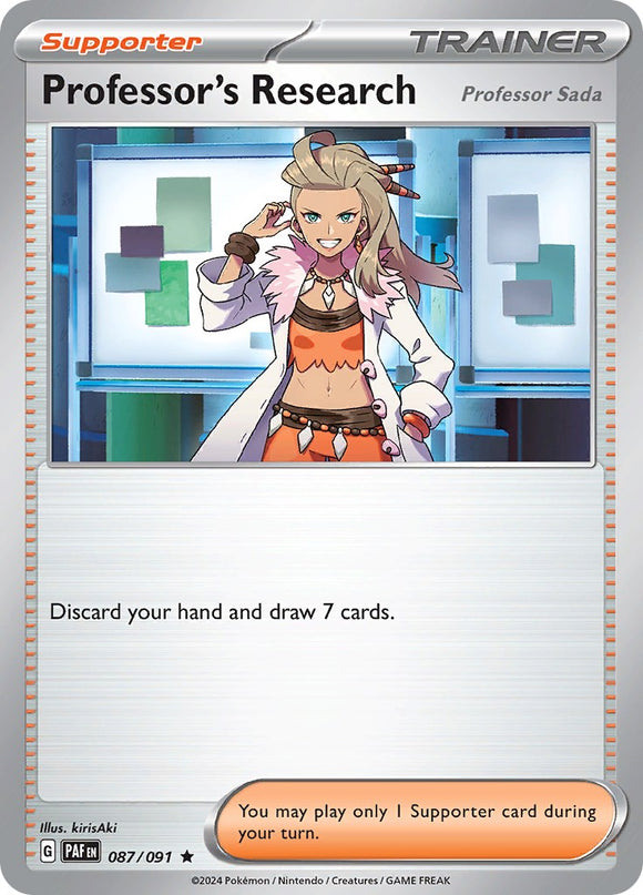 Investigación del profesor (087/091) [Scarlet &amp; Violet: Paldean Fates] 