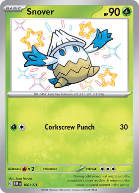 Snover (100/091) [Scarlet &amp; Violet: Destinos Paldeanos] 