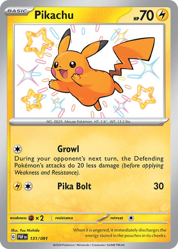 Pikachu (131/091) [Scarlet y Violet: Paldean Fates] 
