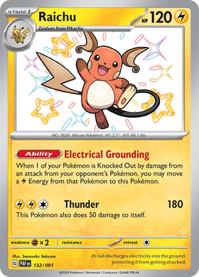 Raichu (132/091) [Scarlet &amp; Violet: Destinos Paldeanos] 