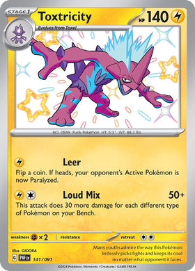 Toxtricidad (141/091) [Scarlet &amp; Violet: Paldean Fates] 