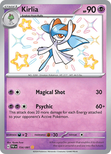 Kirlia (154/091) [Scarlet &amp; Violet: Destinos Paldeanos] 
