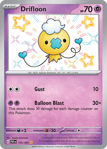 Drifloon (155/091) [Scarlet &amp; Violet: Paldean Fates] 