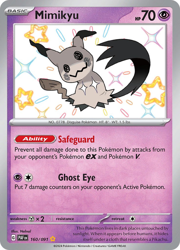 Mimikyu -160/091 [Scarlet &amp; Violet: Destinos Paldeanos] 