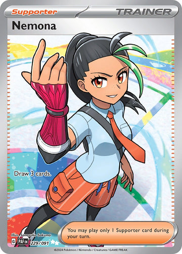 Nemona (229/091) [Scarlet &amp; Violet: Paldean Fates] 