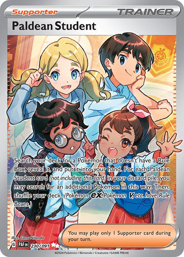 Estudiante Paldeano (230/091) [Scarlet &amp; Violet: Paldean Fates] 
