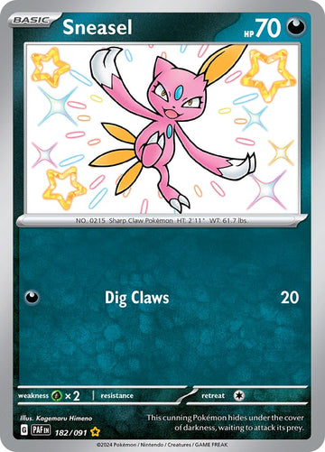 Sneasel (182/091) [Scarlet &amp; Violet: Paldean Fates] 