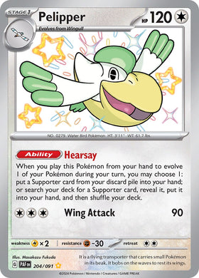 Pelipper (204/091) [Scarlet &amp; Violet: Destinos Paldeanos] 