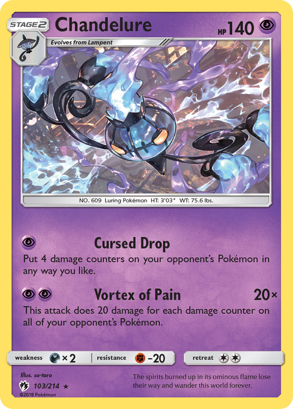 Chandelure (103/214) [Sol y Luna: Trueno Perdido] 
