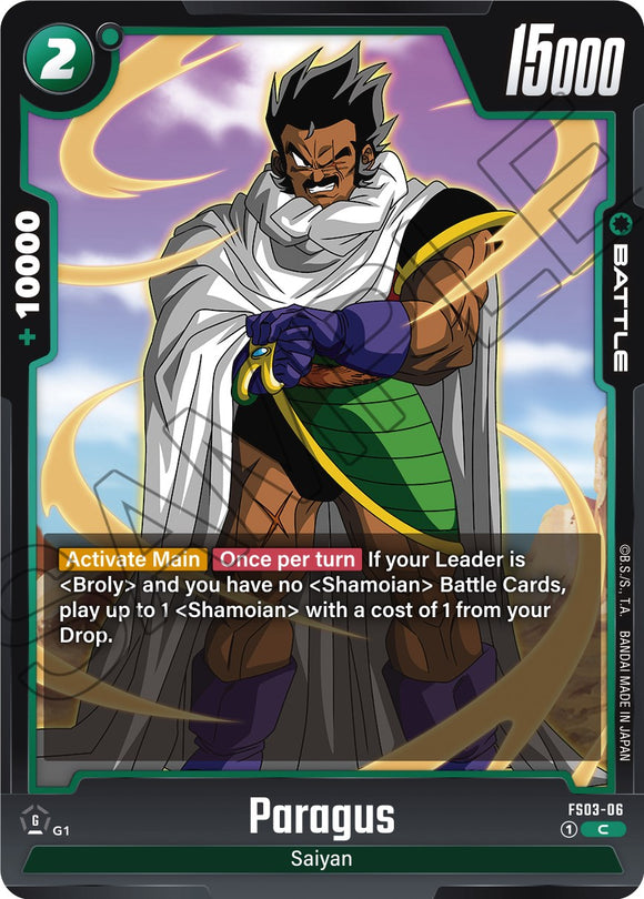 Paragus (FS03-06) [Mazo inicial: Broly] 
