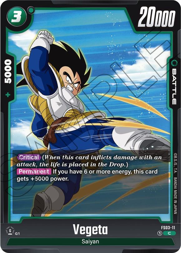 Vegeta (FS03-11) [Mazo inicial: Broly] 