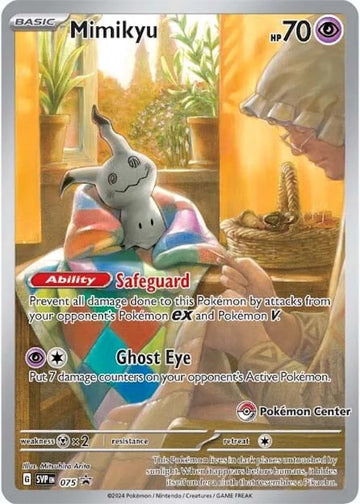Mimikyu (SVP075) (Exclusivo de Pokémon Center) [Scarlet &amp; Violet: Black Star Promos] 