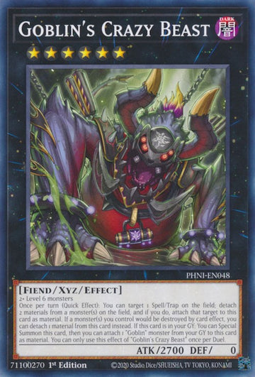 Goblin's Crazy Beast [PHNI-EN048] Common