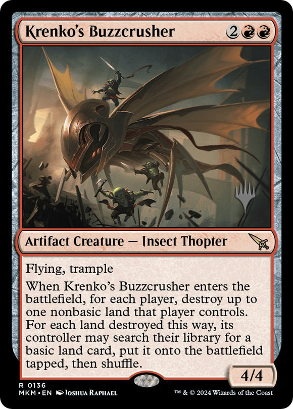Buzzcrusher de Krenko (paquete promocional) [Promociones de Asesinatos en la Mansión Karlov] 