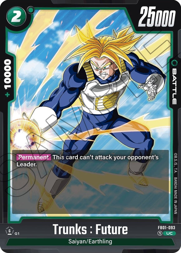 Trunks: Futuro (FB01-093) [Pulso despertado] 
