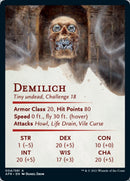 Tarjeta de arte de Demilich [Serie de arte de Dungeons &amp; Dragons: Adventures in the Forgotten Realms] -2