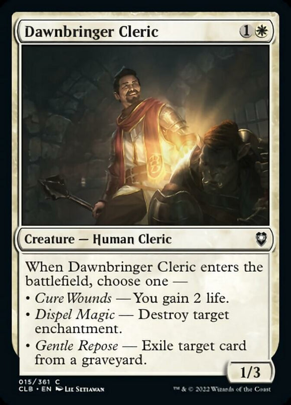 Clérigo portador del amanecer [Commander Legends: Battle for Baldur's Gate] 