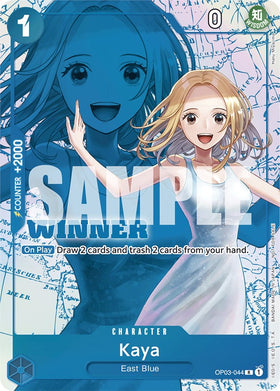 Kaya (Winner Pack Vol. 6) [Tarjetas promocionales de One Piece] 