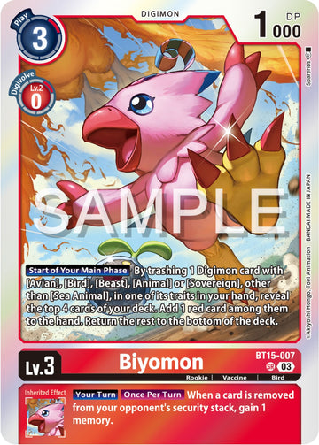 Biyomon [BT15-007] [Superar el Apocalipsis] 