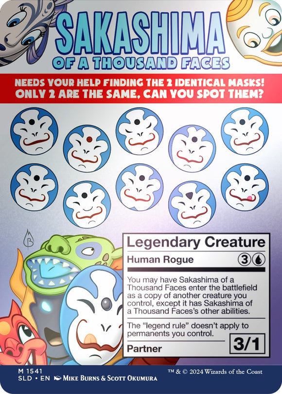 Sakashima de las mil caras (arcoíris) [Serie Secret Lair Drop] 