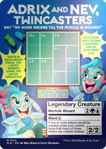 Adrix and Nev, Twincasters (Rainbow Foil) [Secret Lair Drop Series] - 0