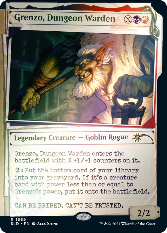 Grenzo, guardián de la mazmorra (arcoíris) [Serie Secret Lair Drop] 