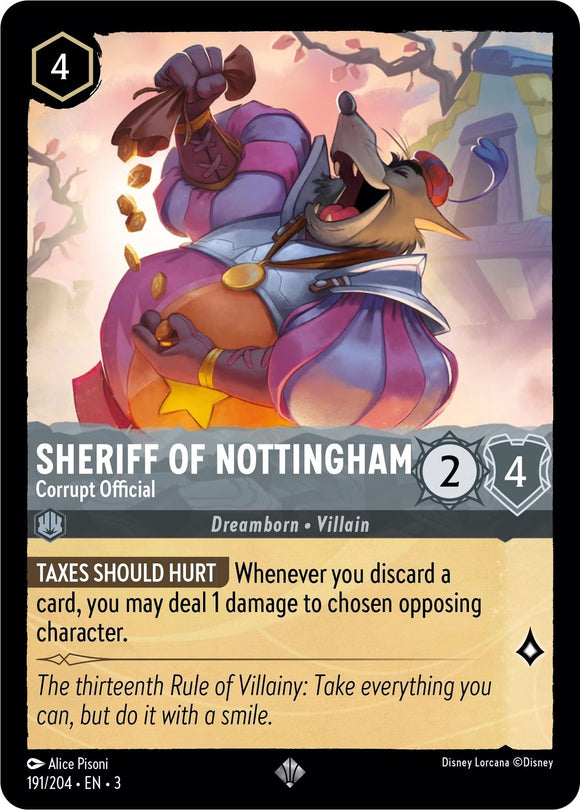 Sheriff de Nottingham - Funcionario corrupto (191/204) [Into the Inklands] 