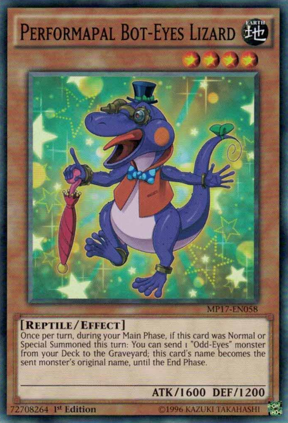 Lagarto ojos de robot Performapal [MP17-EN058] Común 