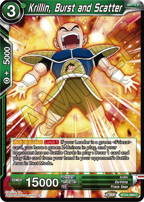 Krillin, Explosión y Dispersión (BT24-068) [Beyond Generations] 