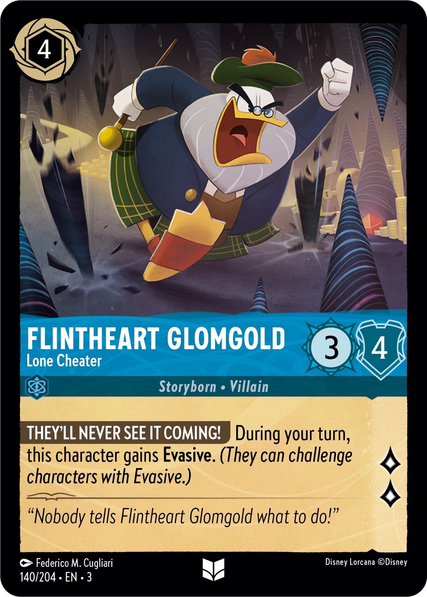 Flintheart Glomgold - Tramposo solitario (140/204) [En las Tierras de Tinta] 