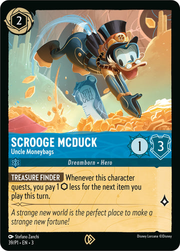 Scrooge McDuck - Tío Moneybags (39) [Tarjetas promocionales] 