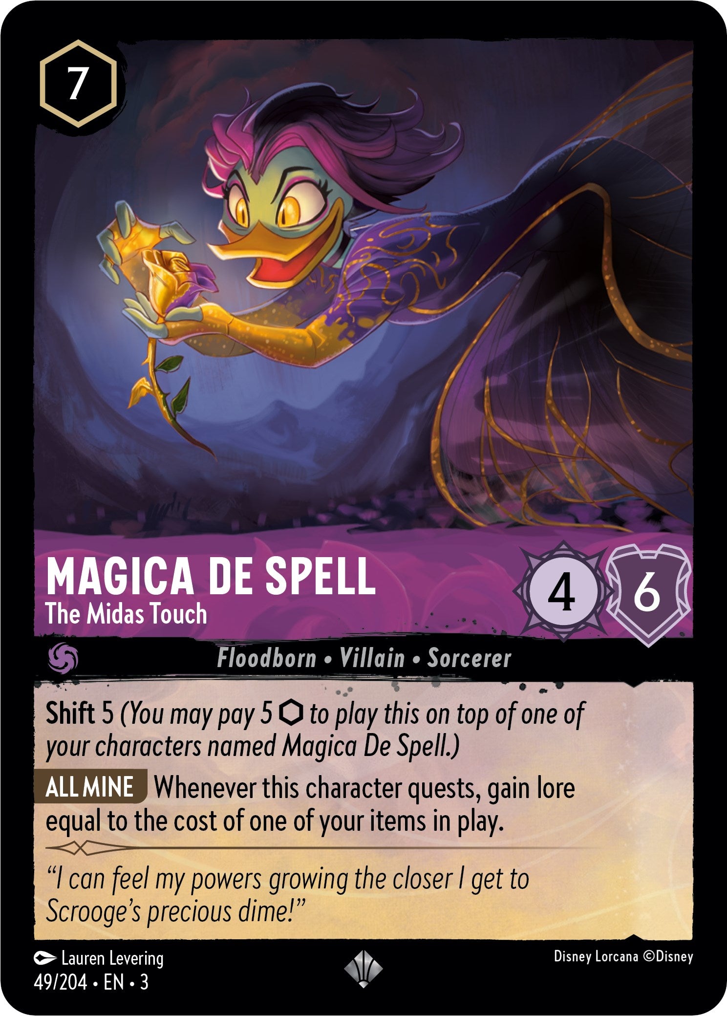 Magica De Spell - El toque de Midas (49/204) [Into the Inklands] 